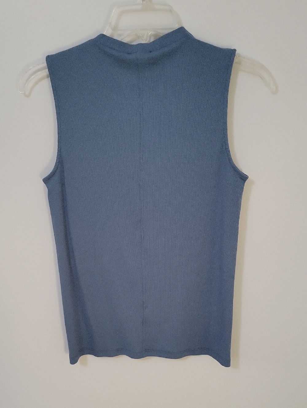 Rachel Zoe Sleeveless Ribbed Knit Tank Top, Size Large - Picture 5 of 8